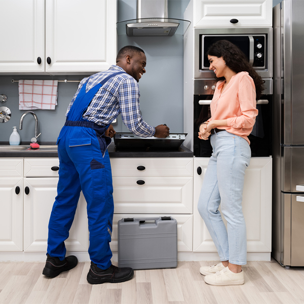 what kind of warranty do you offer on your cooktop repair services in Pavilion